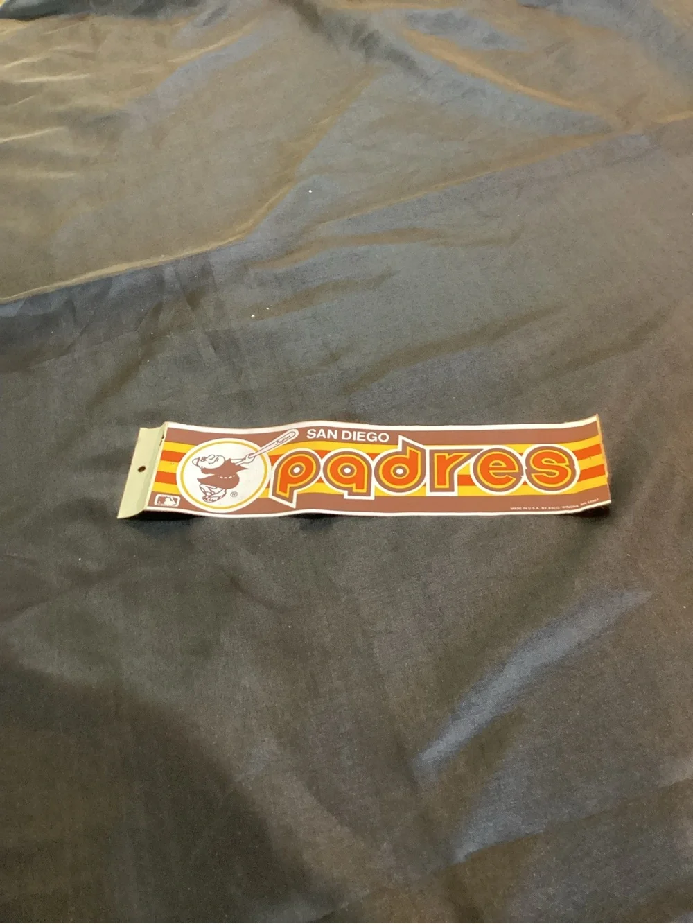San Diego Padres, Early 1980s , Felt Pennant Sticker.